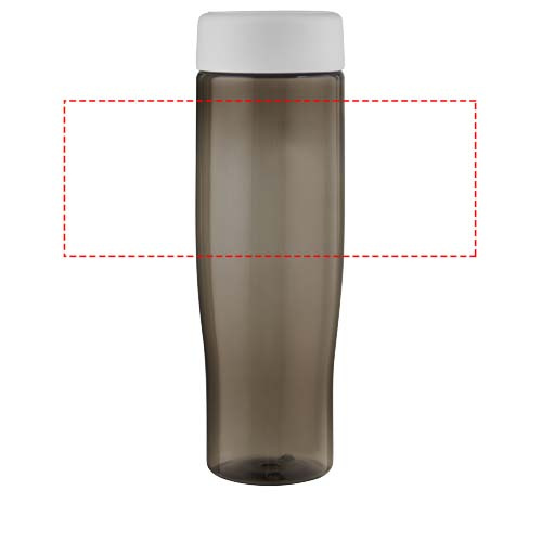 H2O Active® Eco Tempo 700 ml:n juomapullo kierrekorkilla: Logon sijainti – tuotteen ympäri