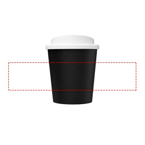 Americano® Espresso Eco 250 ml termokrūze no pārstrādāta materiāla: Logotipa izvietojums – apkārt izstrādājumam