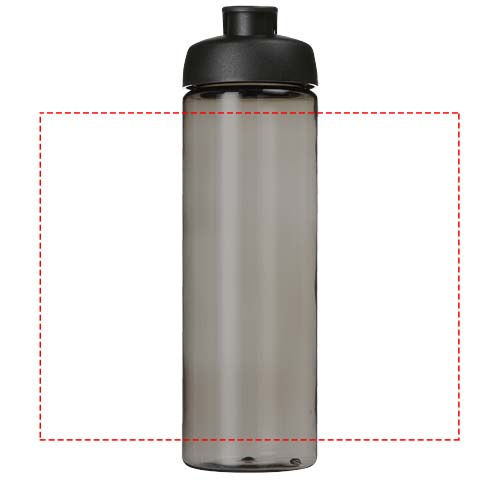 H2O Active® Eco Vibe 850 ml sportflaska med uppfällbart lock: Logotypens placering – runt produkten