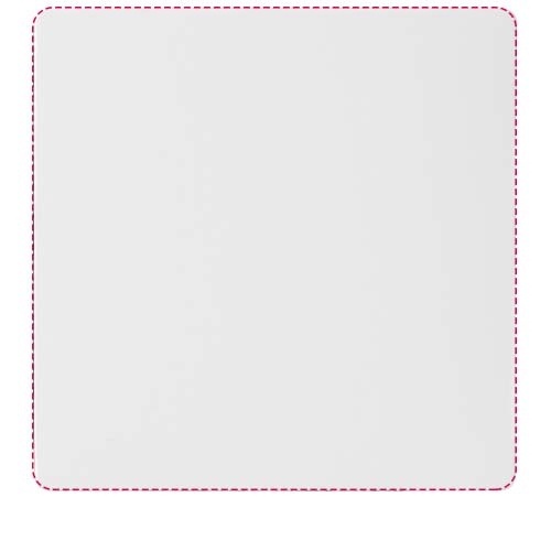 Dessous de verre carré Q-Mat®: Emplacement du logo – dessus du produit