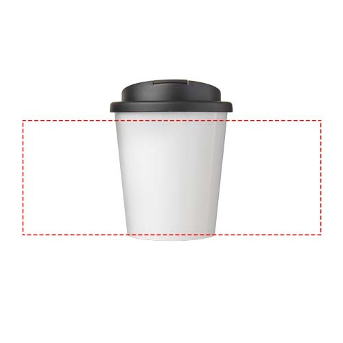 Brite-Americano® Espresso 250 ml termotops läikimiskindla kaanega: Logo asukoht – ümber toote