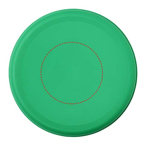 Max plastfrisbee för hund: Logotypens placering – produktens framsida