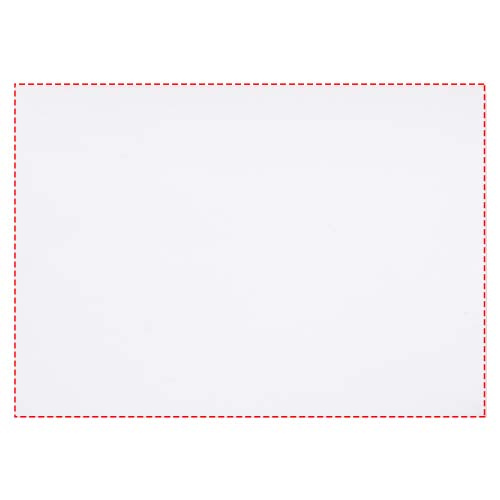 Desk-Mate® A6 pārstrādāta piezīmju grāmatiņa: Logotipa izvietojums – lapas, ainavas orientācija – līmētā mala: kreisā puse