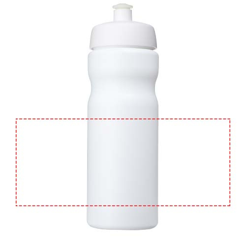 Baseline® Plus 650 ml sportflaska: Logotypens placering – runt produkten