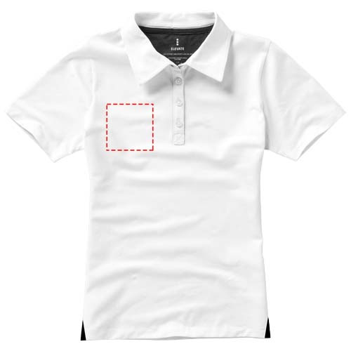 Markham short sleeve women's stretch polo: Logo position – right chest