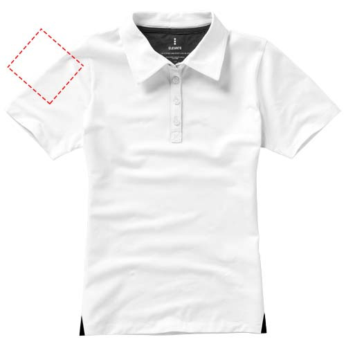 Markham short sleeve women's stretch polo: Logo position – right bicep