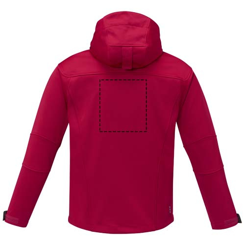 Match Softshelljacke für Herren: Logoposition – oberer Rücken