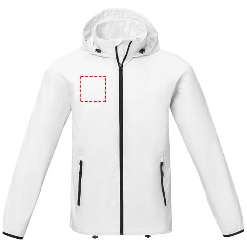 Dinlas leichte Jacke für Herren: Logoposition – rechte Brust