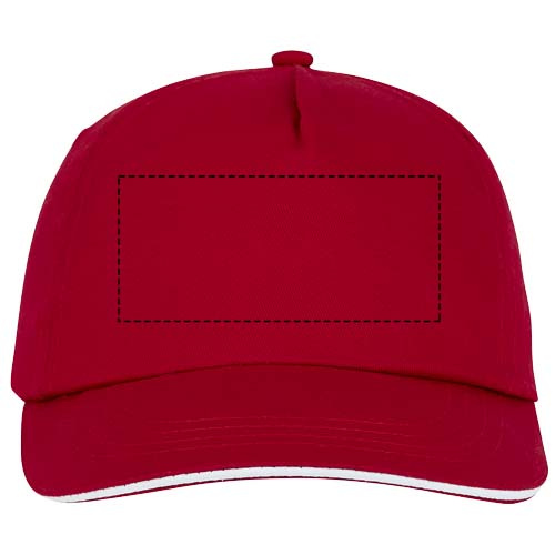 Styx 5 panel sandwich cap: Logo position – front of the product