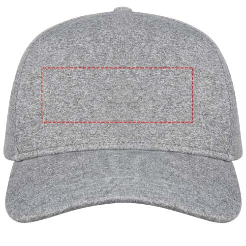 Casquette extensible à 5 panneaux Manu: Emplacement du logo – face avant du produit