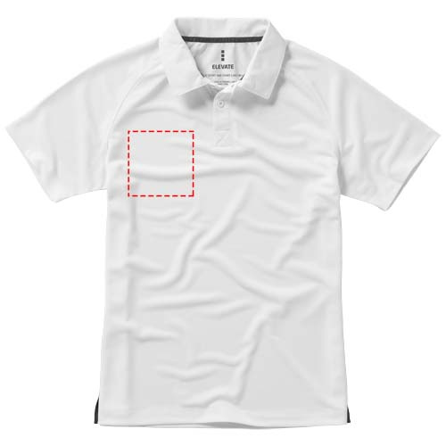 Otava trumpomis rankovėmis stilingas vyriškas polo: Logotipo vieta – dešinė krūtinės pusė