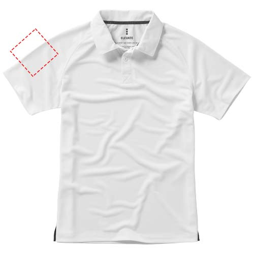 Otava trumpomis rankovėmis stilingas vyriškas polo: Logotipo vieta – dešinė žasto sritis