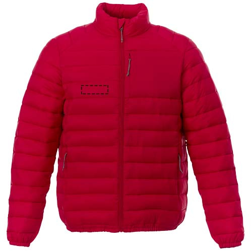 Athenas wattierte Jacke für Herren: Logoposition – rechte Brust