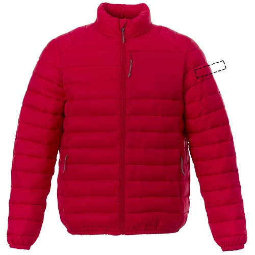 Athenas wattierte Jacke für Herren: Logoposition – linker Oberarm