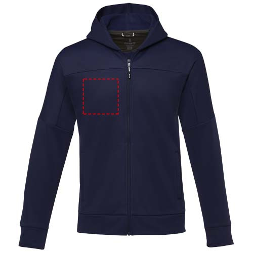 Nubia Performance Kapuzensweatjacke für Herren: Logoposition – rechte Brust