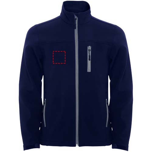 Veste softshell Antartida pour enfant: Emplacement du logo – poitrine droite