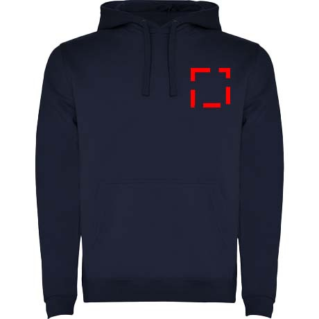 Urban meeste kapuutsiga hoodie: Logo asukoht – vasak rind