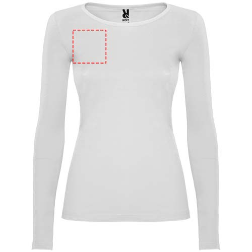 Extreme Langarmshirt für Damen: Logoposition – rechte Brust