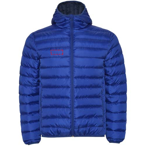 Norway isolierte Jacke für Herren: Logoposition – rechte Brust