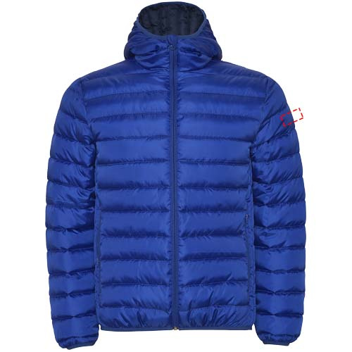 Norway isolierte Jacke für Herren: Logoposition – linker Oberarm