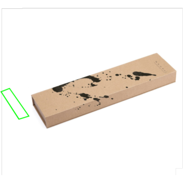 VINGA Hattasan damascus kockkniv: Logotypens placering – ask