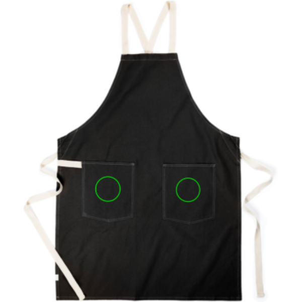 Tablier VINGA Sovano: Emplacement du logo – poche