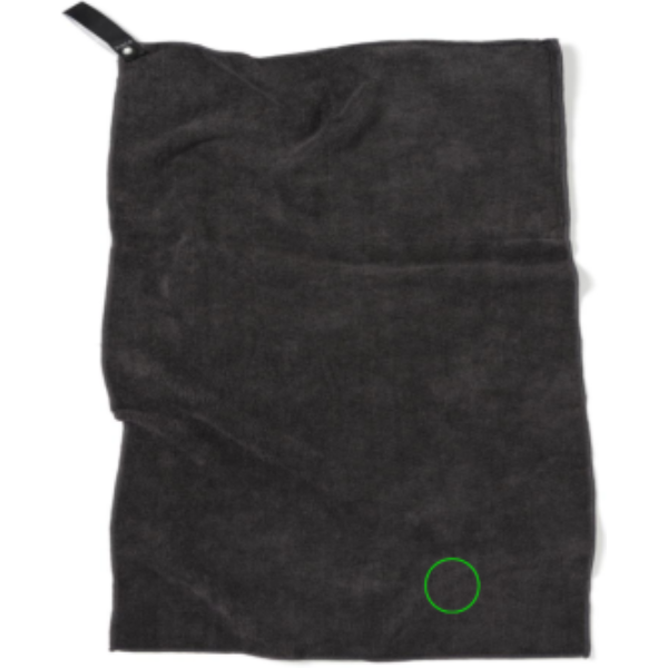 VINGA GRS RPET active dry towel 40 x 80cm: Logo position – inside of the product