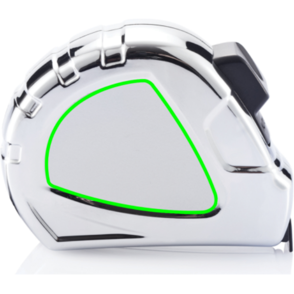 5m/19mm Auto-Stopp Maßband Ergonomic: Logoposition – Produkt