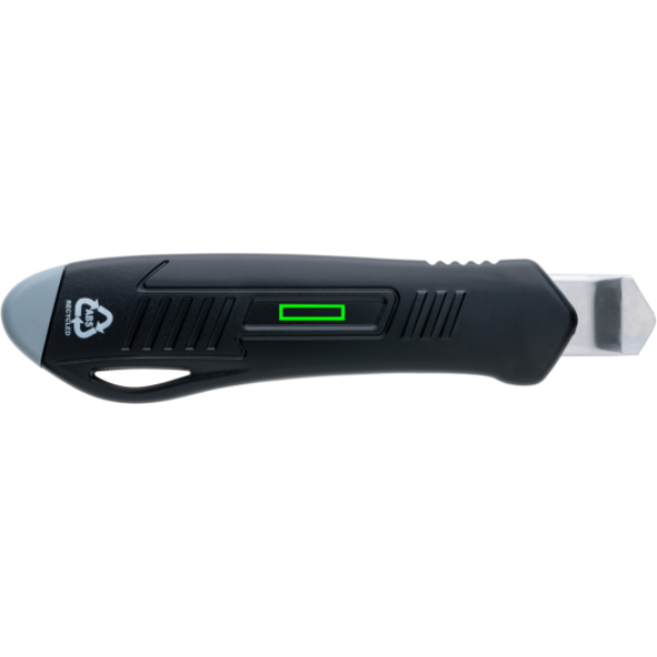 Refillable RCS recycled plastic professional knife: Logo position – back of the product