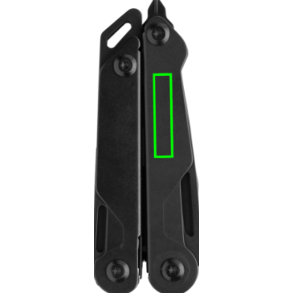Pince multifonction Gear X: Emplacement du logo — Arrière du produit, à droite
