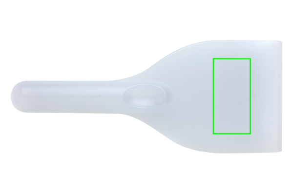 Eiskratzer: Logoposition – Vorderseite des Produkts