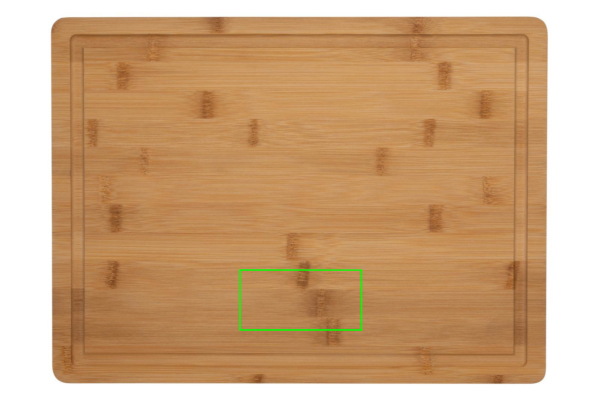 Ukiyo bamboo cutting board: Logo position – lower front of the product