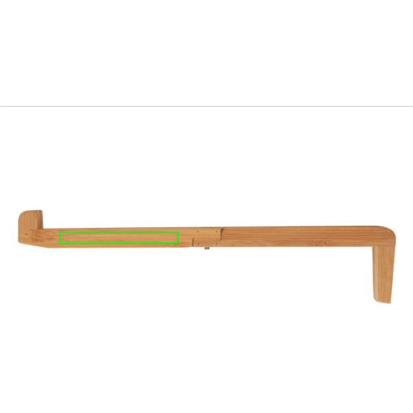 Bamboo portable laptop stand: Logo position – left side of the product