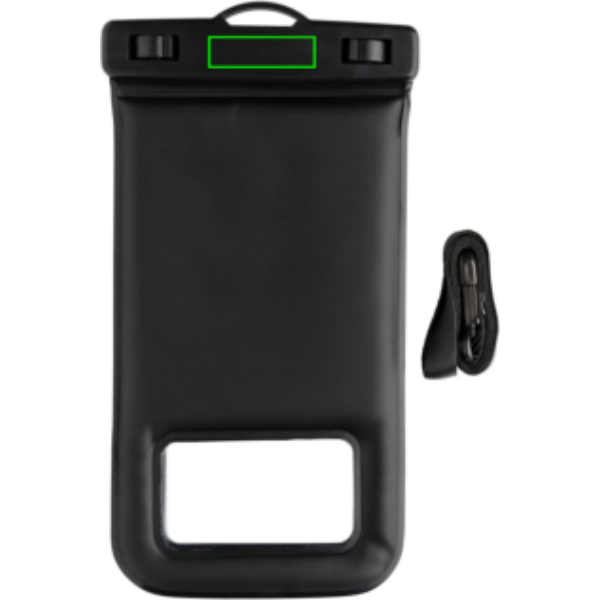 IPX8 Waterproof Floating Phone Pouch: Logo position – back of the product