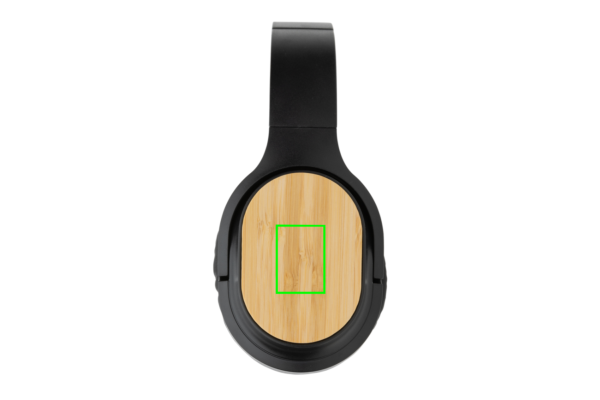 RCS and bamboo Elite Foldable wireless headphone: Logo position – left side of the product