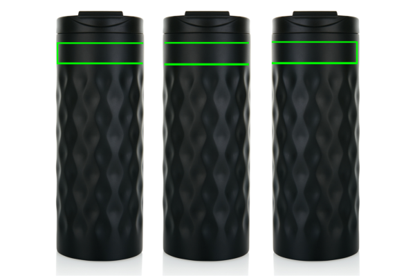 Geometrinen termosmuki 350 ml: Logon sijainti – tuote