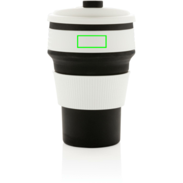 faltbarer Silikon-Becher: Logoposition – Produkt