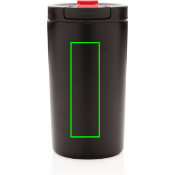 Läckagesäker vakuummugg 300 ml: Logotypens placering – mitten på produktens baksida