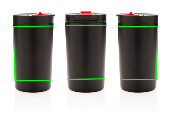 Läckagesäker vakuummugg 300 ml: Logotypens placering – produkt