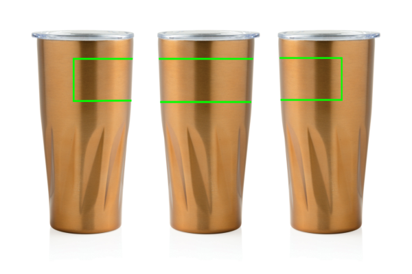 Termokrūze ar vara vakuuma izolāciju, 500 ml: Logotipa izvietojums – izstrādājums