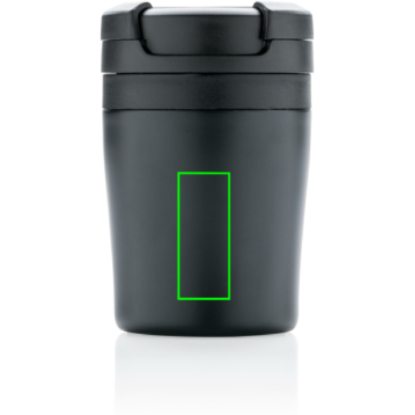 Coffee to go termokrūze, 160 ml: Logotipa izvietojums – izstrādājuma priekšpuses apakšdaļa