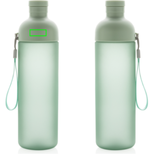 Impact auslaufsichere Tritan-Flasche: Logoposition – oberer linker Bereich des Produkts