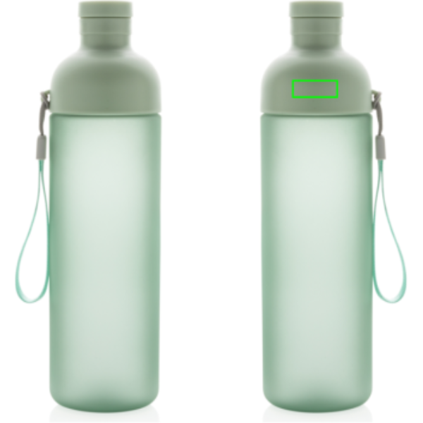Impact auslaufsichere Tritan-Flasche: Logoposition – oberer rechter Bereich des Produkts