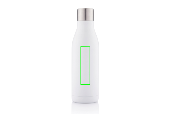 Edelstahl-Vakuumflasche mit UV-C-Sterilisator: Logoposition – Mitte der Produktvorderseite