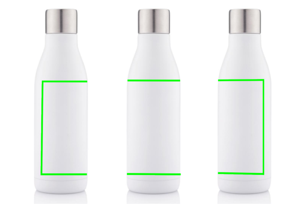 Edelstahl-Vakuumflasche mit UV-C-Sterilisator: Logoposition – Produkt