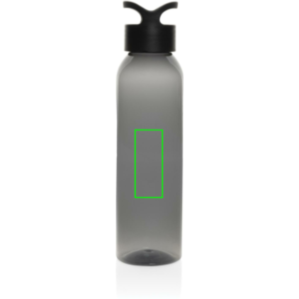 Oasis ūdens pudele no RCS pārstrādātas PET 650 ml: Logotipa izvietojums – izstrādājuma aizmugures vidusdaļa