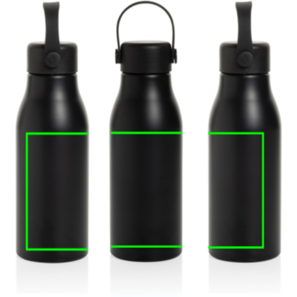 Pluto gertuvė iš RCS sertifikuoto perdirbto aliuminio 680 ml: Logotipo vieta – gaminys