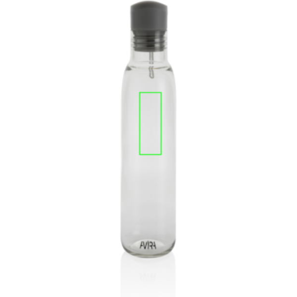Avira Atik gertuvė iš RCS perdirbto PET 500 ml: Logotipo vieta – gaminio priekinės pusės viršutinė dalis
