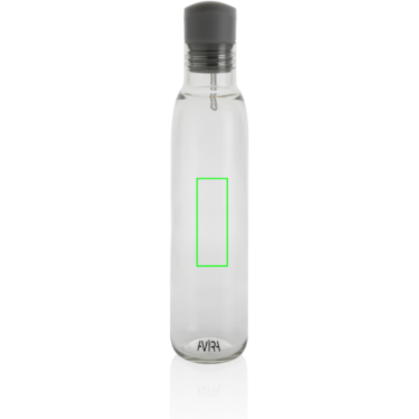 Avira Atik gertuvė iš RCS perdirbto PET 500 ml: Logotipo vieta – gaminio priekinės pusės centras