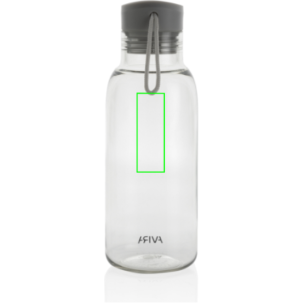Avira Atik gertuvė iš RCS perdirbto PET 500 ml: Logotipo vieta – gaminio galinės pusės viršutinė dalis